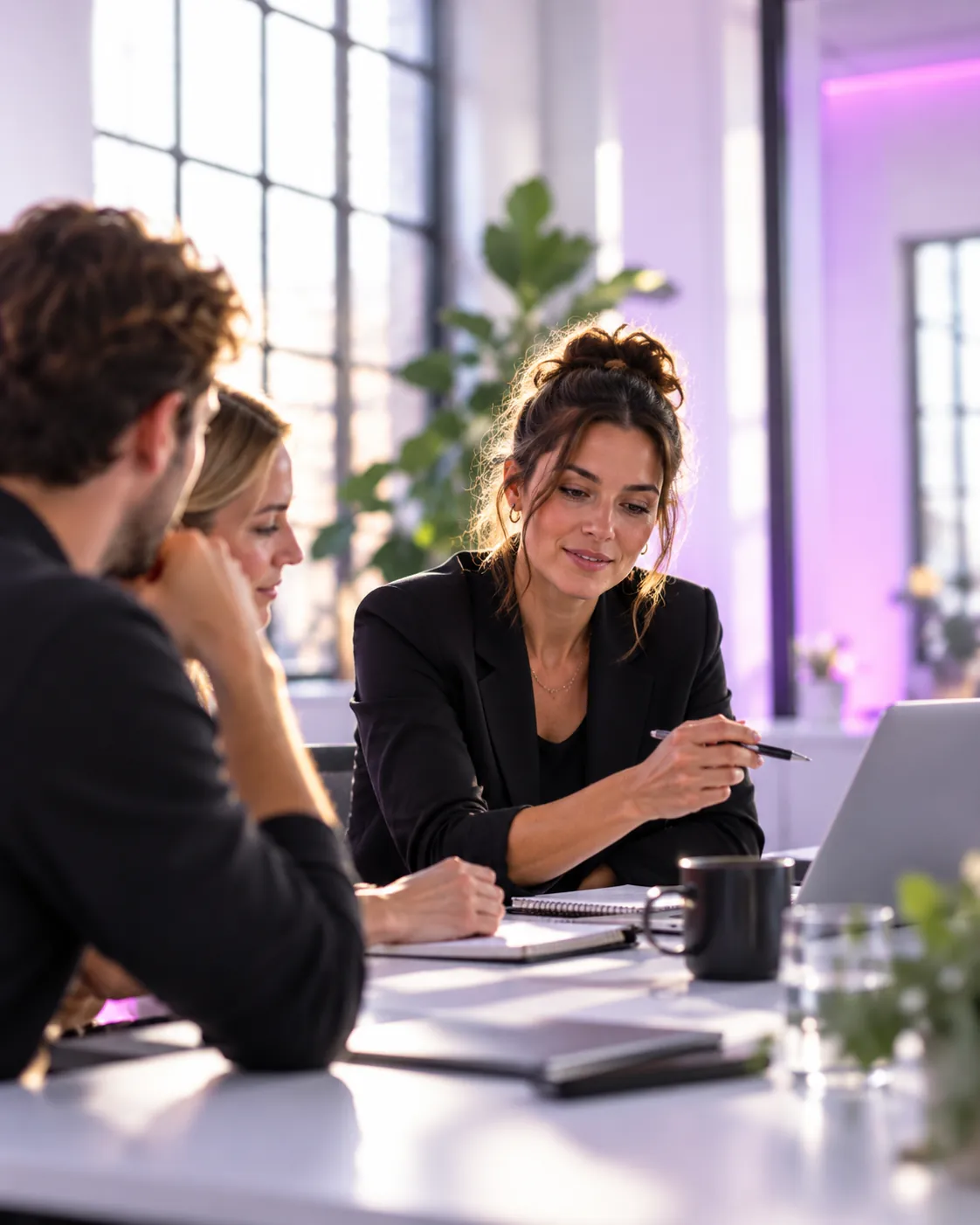 Projectlead in een strategiesessie